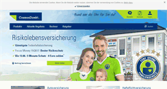 Desktop Screenshot of cosmosdirekt.de